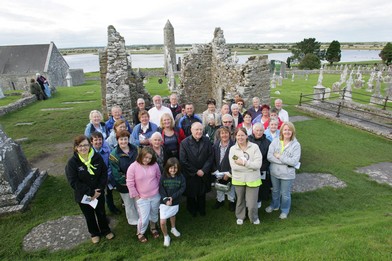 clonmacnois vocation walk group shot